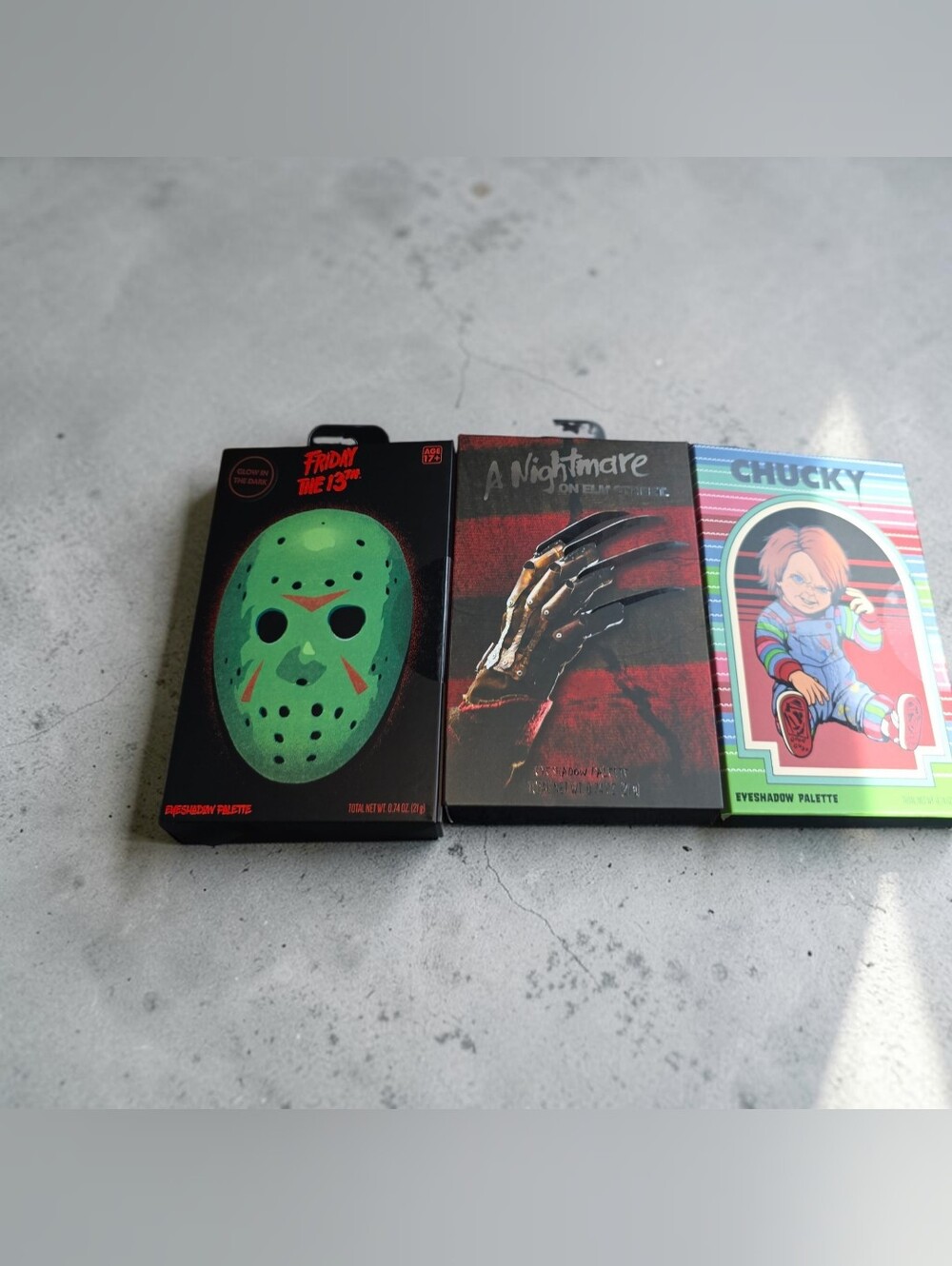 Friday the 13th, Nightmare On Elm Street Or Chucky Eyeshadow Palette